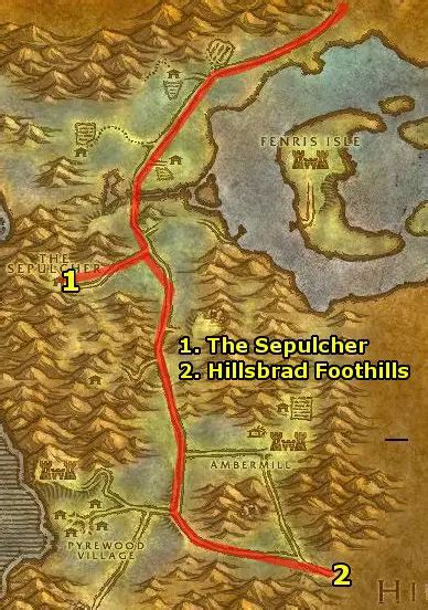 hillsbrad foothills|hillsbrad foothills horde flight path.